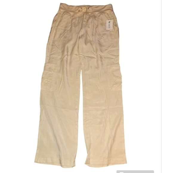 Sundance cargo pants large tencel pull on nwt - Picture 1 of 5